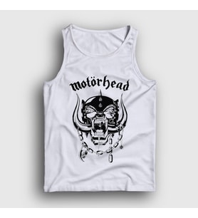 Presmono Unisex Beyaz Logo Motörhead Atlet 68731tt