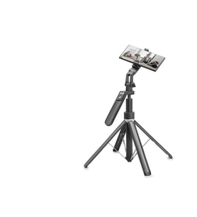 Quadrupod Telefon Standı Ve Selfie Çubuğu Bluetooth Kumandalı 180 Cm Siyah ND1034