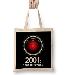 2001 A Space Odyssey Inspired HAL 9000 Bez Çanta Uzun Saplı