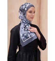 Belli Fresh Tela Şal 4 - 14 Gri Karışık Desen 49714