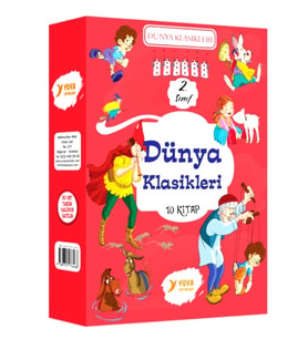 Yuva Dünya Klasikleri 2.Sınıf Hikaye Seti 10Lu 64er syf