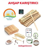 Ahşap  Nescafe  Çay Kahve Kaşığı  Karıştırıcısı Çubuk 800 Adet