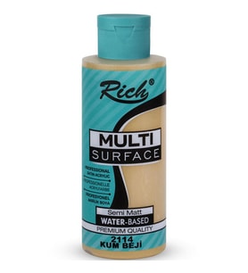 Rich Akrilik Boya Multi Surface 120 CC Kum Beji 2114