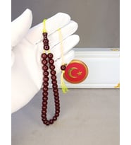 SIKMA KEHRİBAR TESBİH HALİL KOÇAK USTA YAPIMI KÜRE KESİM