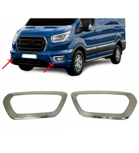 Ford Transit Krom Sis Farı Çerçevesi 2019 ve Üzeri (2prç)