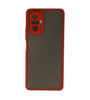 Xiaomi Redmi Note 10 Pro Kılıf Montreal Silikon Kapak - Kırmızı