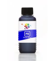 QC Canon Pixma TS8352 Yazıcı Uyumlu Kartuş Mürekkebi   Pro Serisi 100ml PB Dye Fotoğraf Gök Mavi
