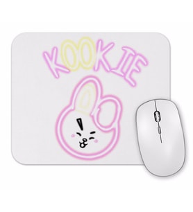 Bt21 Glowing Kookie Bts Mouse Pad