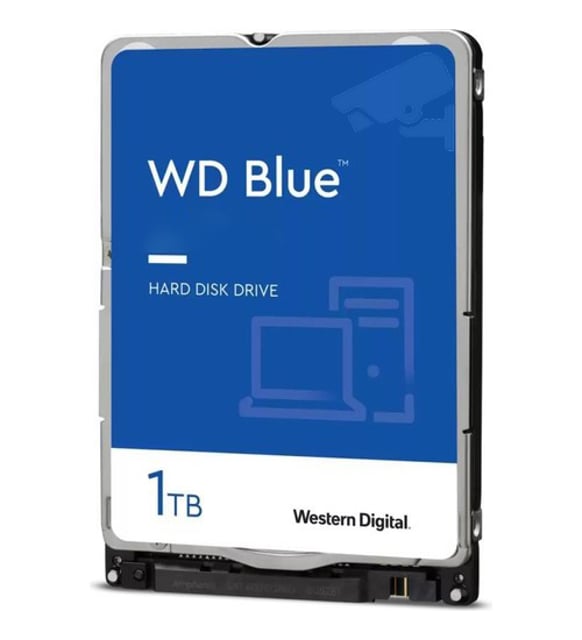 1TB WD Blue SATA 3.0 5400RPM 128MB Güvenlik PC Hard Disk 2.5
