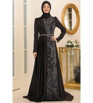 Mihrimah Tesettür Abiye Gold