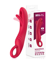 PRIME TOYS Manna Şarjlı Tutma Aparatlı Yeni Nesil Çırpma Hareketli Kavisli G Nokta Uyarıcı Vibratör