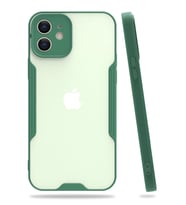 Newface Apple iPhone 12 Kılıf Platin Silikon - Yeşil