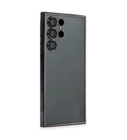 Samsung Galaxy S22 Ultra Kılıf Razer Lensli Silikon - Siyah