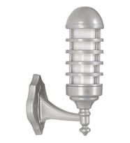 AVONNI BAP-68132-GR Beyaz Boyalı Dış Mekan Aydınlatma E27 Aluminyum Polikarbon Cam 20cm