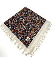 Sökme Boncuklu Pamuk Yazma - 05868 (Siyah-Taş)