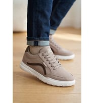 Elit ASYLD228 Erkek Klasik Sneaker Bej