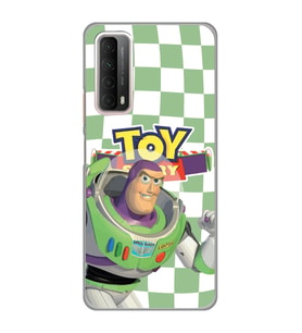 Huawei P Smart 2021 Uyumlu Toy Story Buzz Desenli Şeffaf Telefon Kılıfı