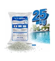 GlassBerk Cam Filtre Medyası (0.50-1.20 Mm) 25 kg Havuz Filitre Temizleme Su Arıtma Filtrasyon Filtreleme Kumu