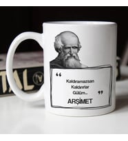 Arşimet Esprili Kupa Bardak