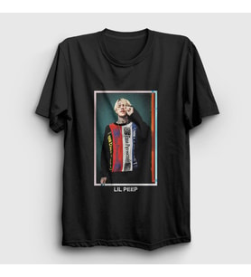 Presmono Unisex Siyah Gosha Lil Peep T-Shirt 36854tt