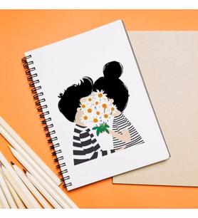 Sevgili Tasarımlı Defter