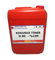 KOKUSUZ TİNER D-80 - %100 - 10 Lt