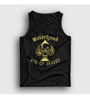 Presmono Unisex Siyah Gold Ace Of Spades Motörhead Atlet 68641tt