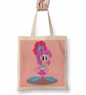 Looney Tunes Marvin The Martian Girl Bez Çanta Uzun Saplı