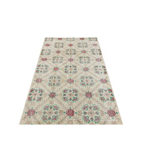 Eşsiz Vintage El Yapımı Halı 114x196 cm F1058