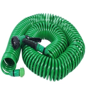 30 Metre Spiral Hortum + 4 Fonksiyonlu Özel Sulama Tabancası (4767)
