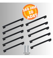 Köprü Kulp Dolap Çekmece Kulbu Metal Kulp 160 MM ( 10 ADET )