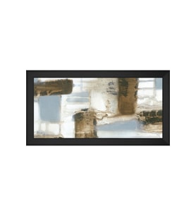 Soyut Şekiller Motifli Kanvas Tablo 50 x 70 cm Siyah Çerçeve