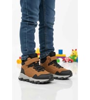 Cool Taba Gri Cırtlı Kaymaz Taban Erkek Çocuk Outdoor Bot Doruk F