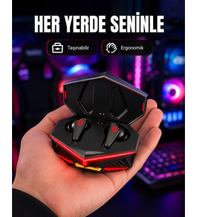 Kablosuz Bluetooth Gaming Kulaklık Suya Dayanıklı Yeni Nesil