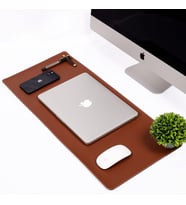 Taba Pu Deri Ofis Masa Matı Laptop Sümen Takımı Geniş Mouse Pad