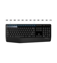 Logitech MK345 Kablosuz Set Siyah (920-006514)