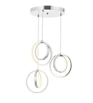 Eray Aydınlatma 1909-3 Krom 3 lü Led Avize