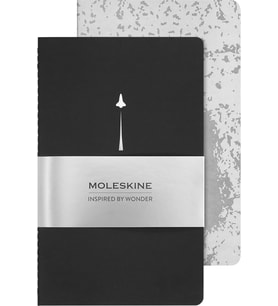 Moleskine Nasa Temalı Ahier Journal Set – 2 Boş Not Defteri Notlar Ve 16 Çıkarılabilir Yaprak Için,