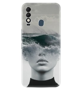Tecno Spark 8T Kılıf Resimli Desenli Baskılı Silikon Mistic Woman 1361