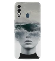 Tecno Spark 8T Kılıf Resimli Desenli Baskılı Silikon Mistic Woman 1361