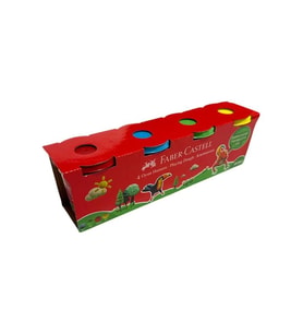 FABER OYUN HAMURU KLASİK RENKLER 100 GRx 4 RENK - 5170000041