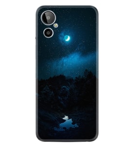General Mobile GM 23 SE Kılıf Silikon Desen Özel Seri Gece 1633
