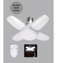 Yüksek Işık Güçlü LED Ampül 4 Kollu Katlanır Pervane Tasarım