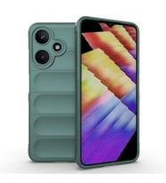 Coverzone ?nfinix Hot 30i ile Uyumlu K?l?f TPU Oyuklu Arka Y�zey Z-Etnik Esnek Silikon Kapak ?nfinix Hot 30i i�in O-tto Prime Silikon K?l?f Ye?il