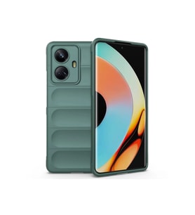 Newface Realme 10 Pro 5G Kılıf Optimum Silikon - Koyu Yeşil