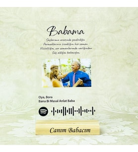 Gifttime Kişiye Özel Babalar Günü Spotify Plak