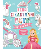 Kendi Çıkartmanı Boya - Prensesler