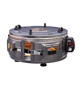 GROSS YUVARLAK DAVUL FIRIN STANDART AYARLANABİLİR TERMOSTAT = 50°C-320°C 1300W - 53CM ALÜMİNYUM TEPS