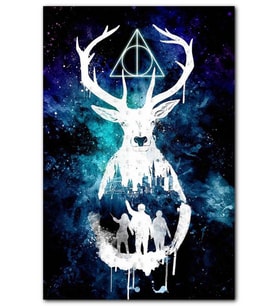 Cakatablo Harry Potter Suluboya Görseli MDF Tablo