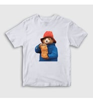 Presmono Unisex Çocuk Beyaz Hat And Toast Paddington T-Shirt 538022tt